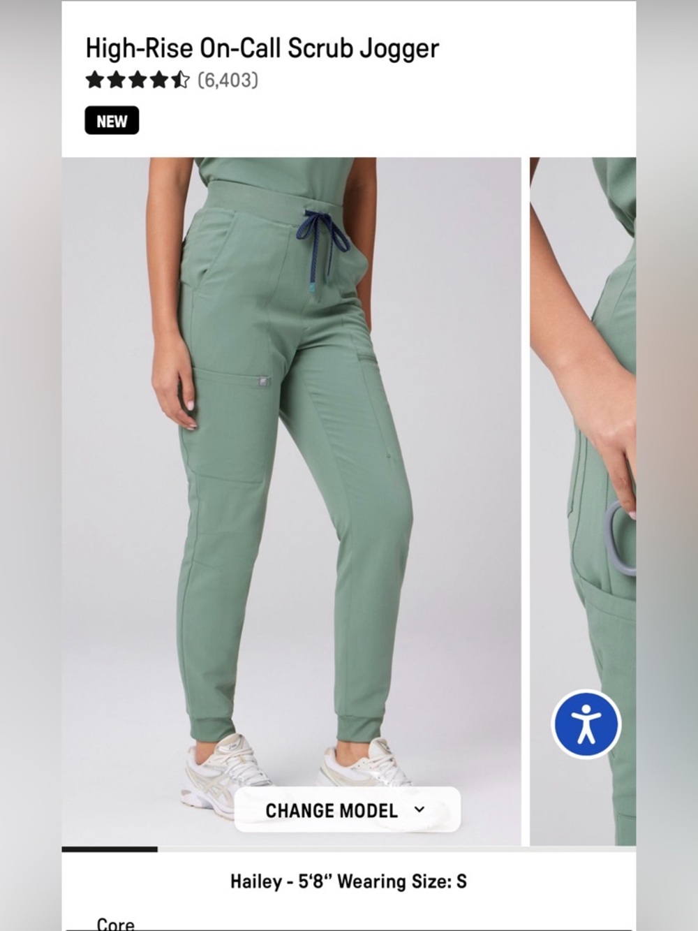 FABLETICS XL Sage Top + Jogger Pants Set